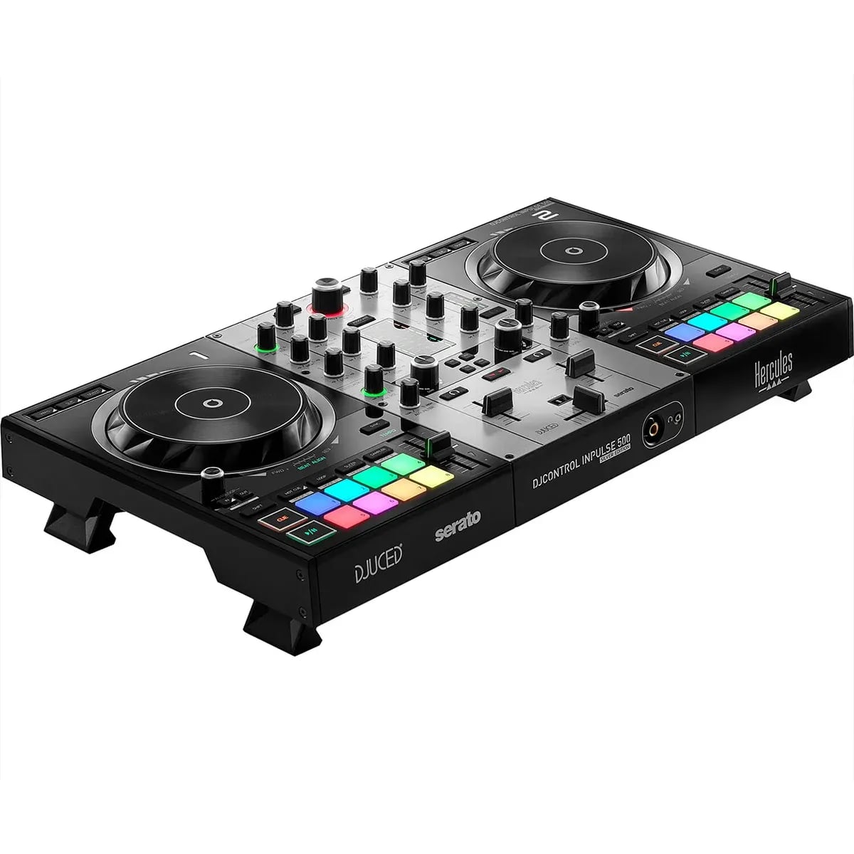 Hercules DJControl Inpulse 500 – Controlador DJ 2 Canales Silver Edition - Variante en LEMM DJ Store