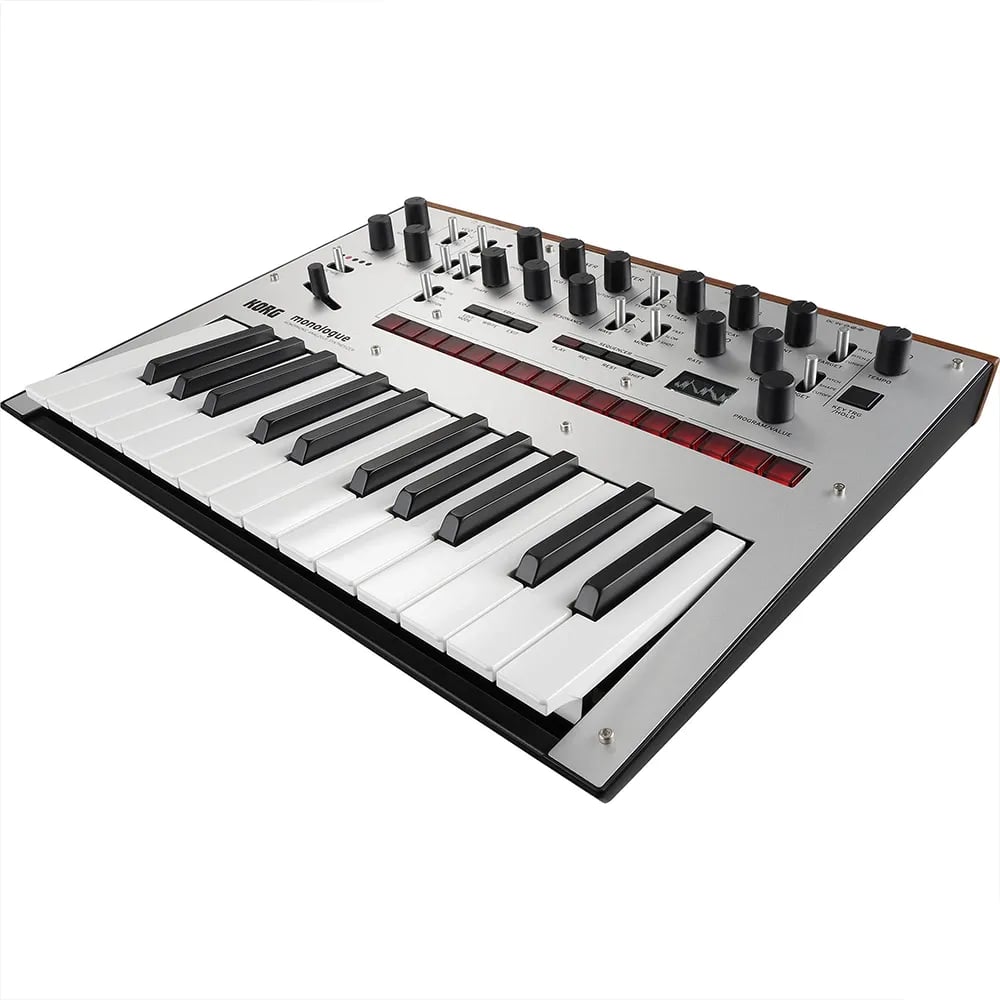 Korg Monologue – Sintetizador Analógico Monofónico 25 Teclas - Plateado en LEMM DJ Store