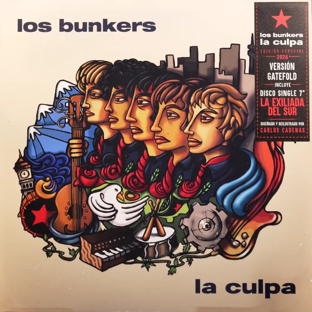 Los Bunkers - La Culpa (Vinilo LP Gatefold + Single 7" nuevo) - Variante en LEMM DJ Store