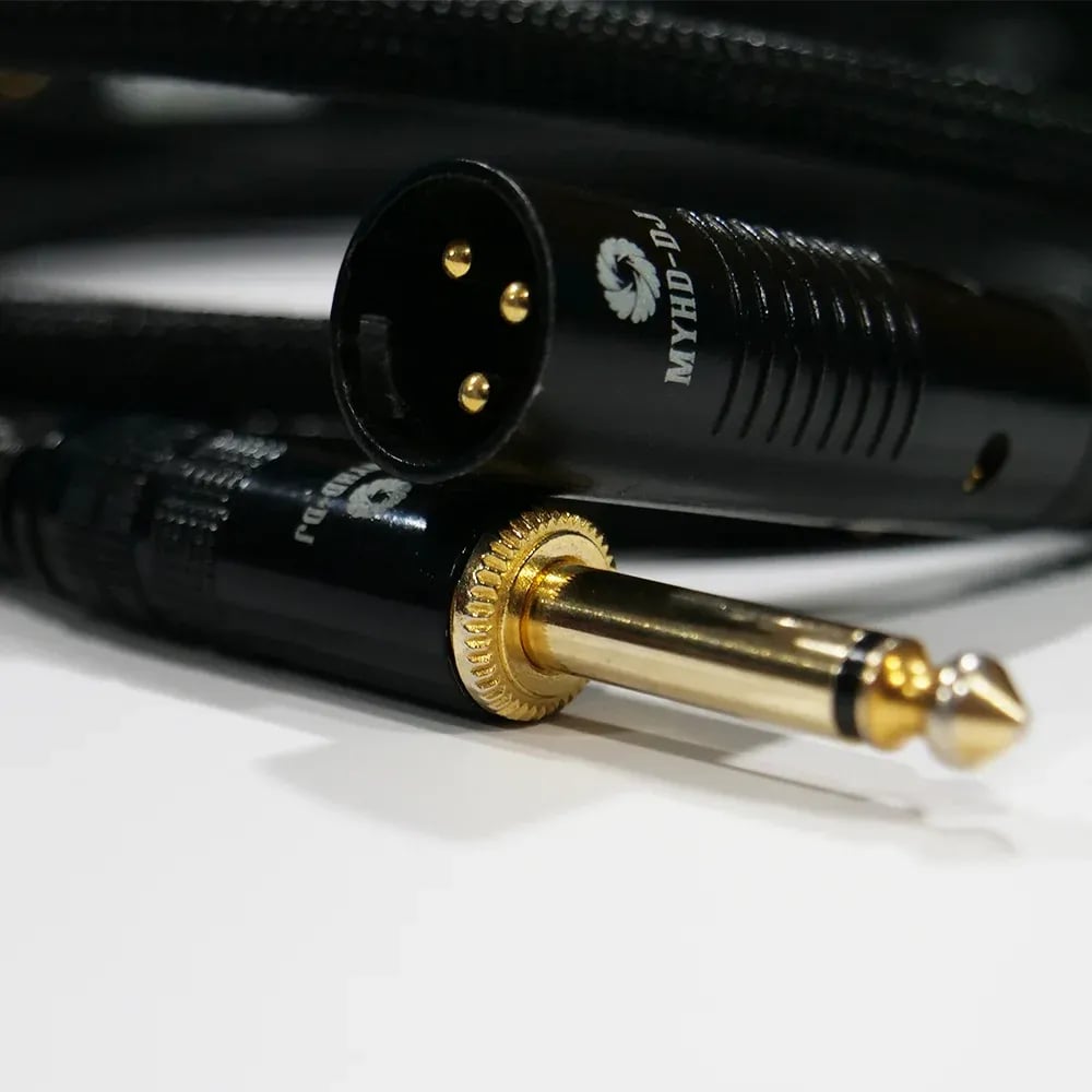 MYHD DJ Premium – Cable 1/4 Jack Mono a XLR Macho (PAR - L - R) 2 y 3 Metros - 2 metros en LEMM DJ Store