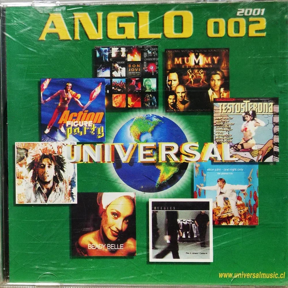 Anglo 002 – CD Promocional Universal Music 2001 (CD Compilado usado VG+) - Variante en LEMM DJ Store