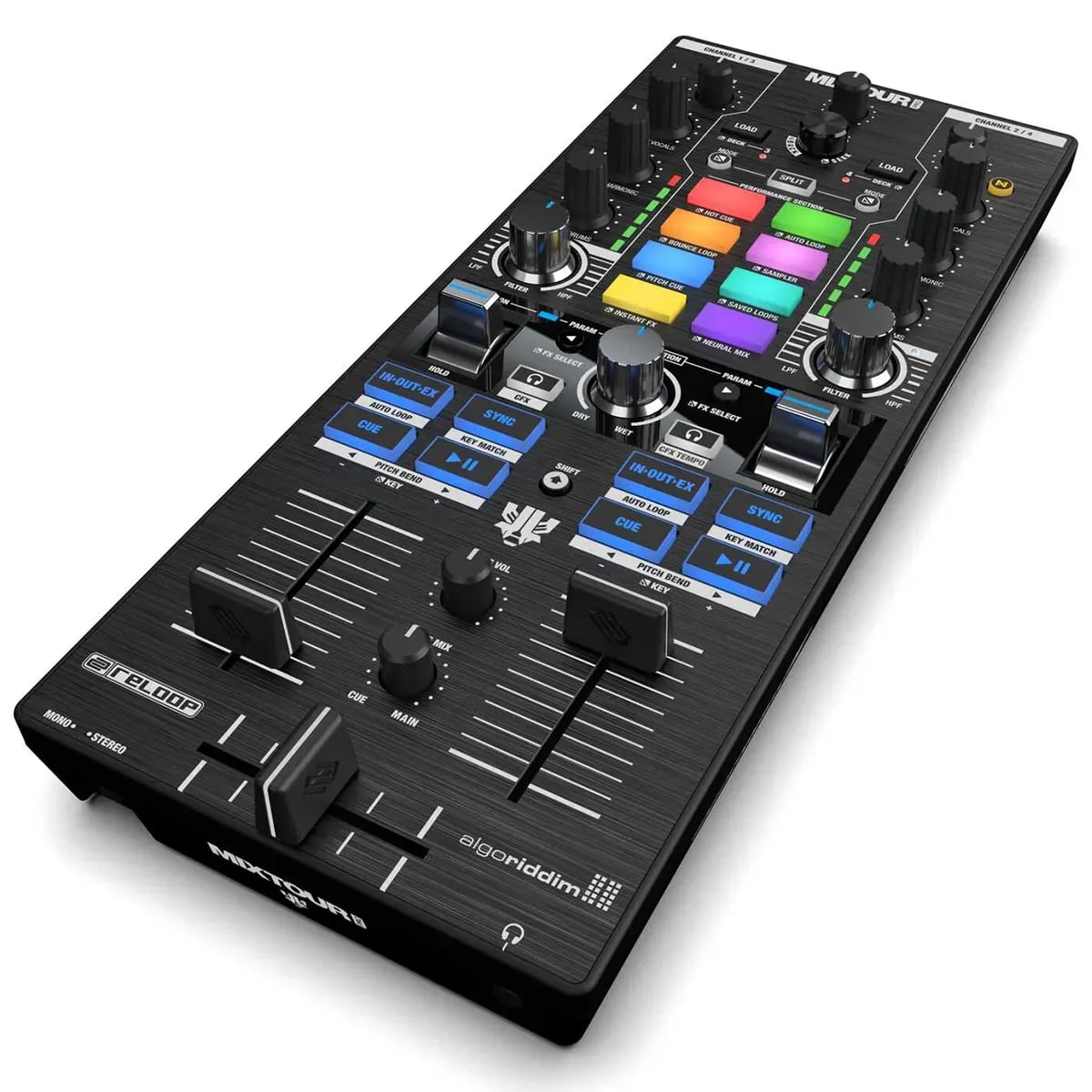 Reloop Mixtour Pro – Controladora DJ Portátil 4 Decks con Neural Mix™ - Variante en LEMM DJ Store