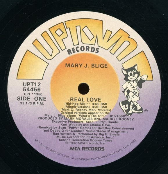Mary J. Blige – Real Love (Vinilo usado VG+) - Variante en LEMM DJ Store