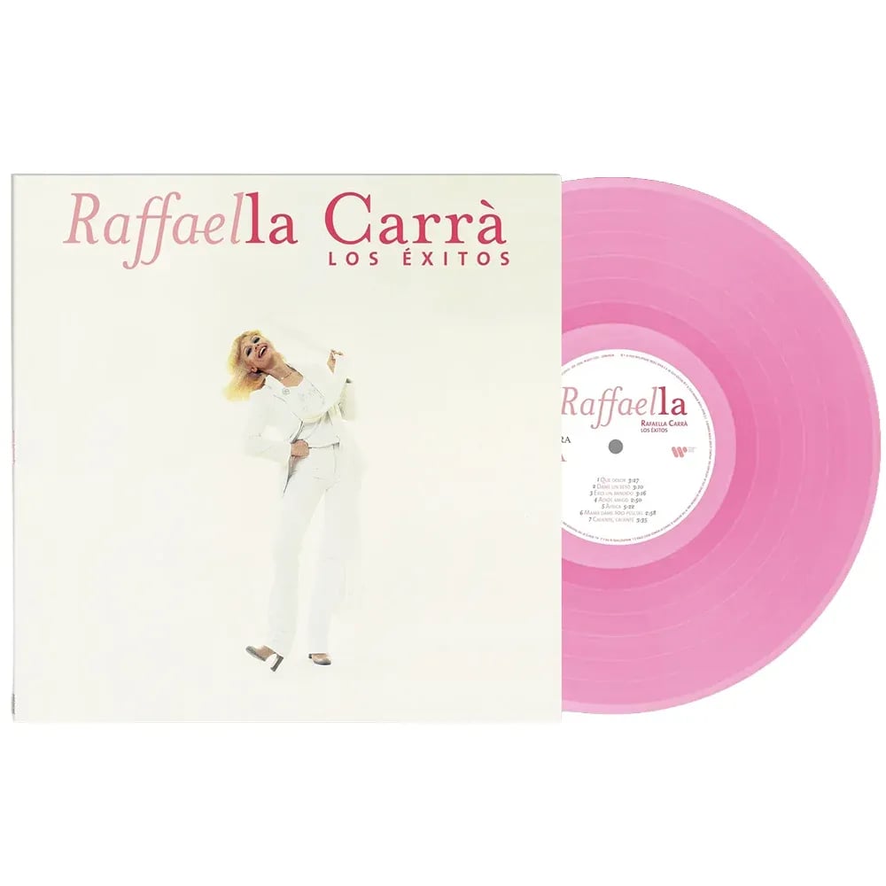 Raffaella Carra - Los Éxitos (Vinilo LP Color Rosa nuevo) - Variante en LEMM DJ Store