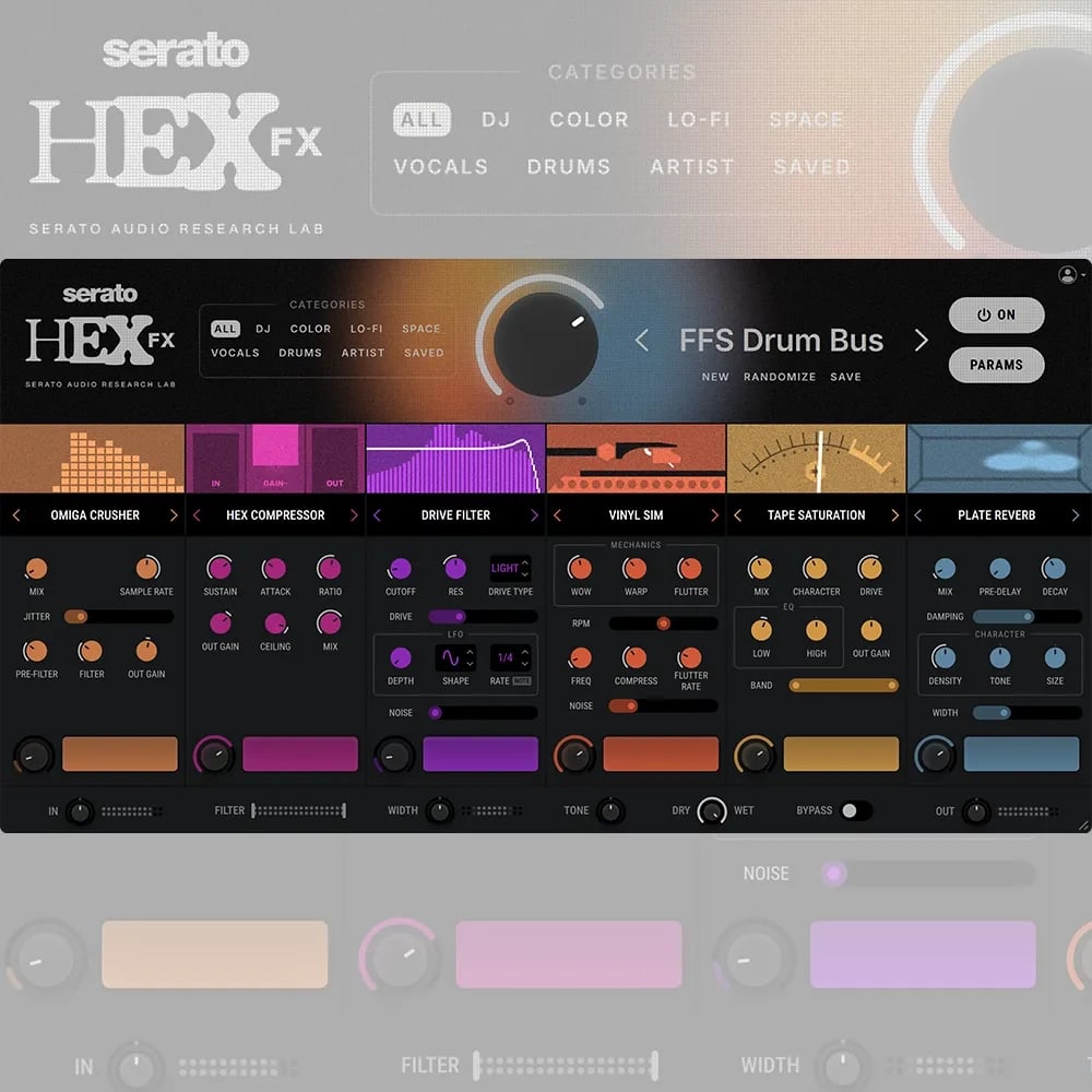 Serato Hex FX – Plugin Multi-FX para Producción Musical (Descarga Digital) - Variante en LEMM DJ Store