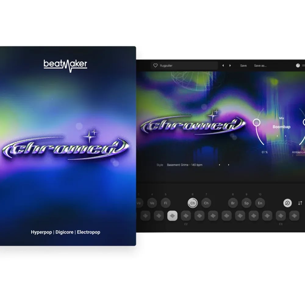 UJAM Beatmaker CHROMED – Plugin Virtual de Batería Hyperpop (Descarga Digital) - Variante en LEMM DJ Store