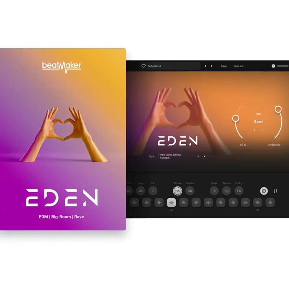 UJAM Beatmaker EDEN 2 – Plugin de Producción Musical (Descarga Digital) - Variante en LEMM DJ Store