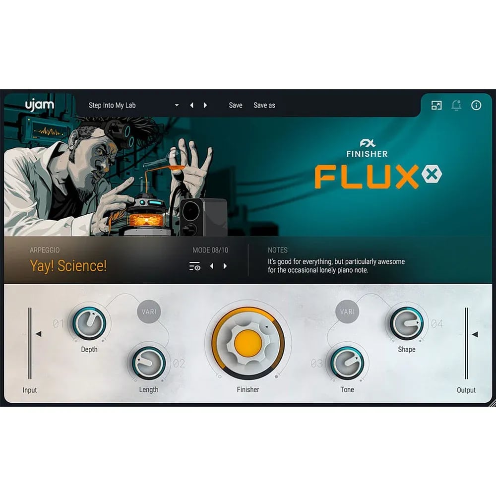 UJAM Finisher FLUXX – Plugin de Efectos para Producción Musical (Descarga Digital) - Variante en LEMM DJ Store