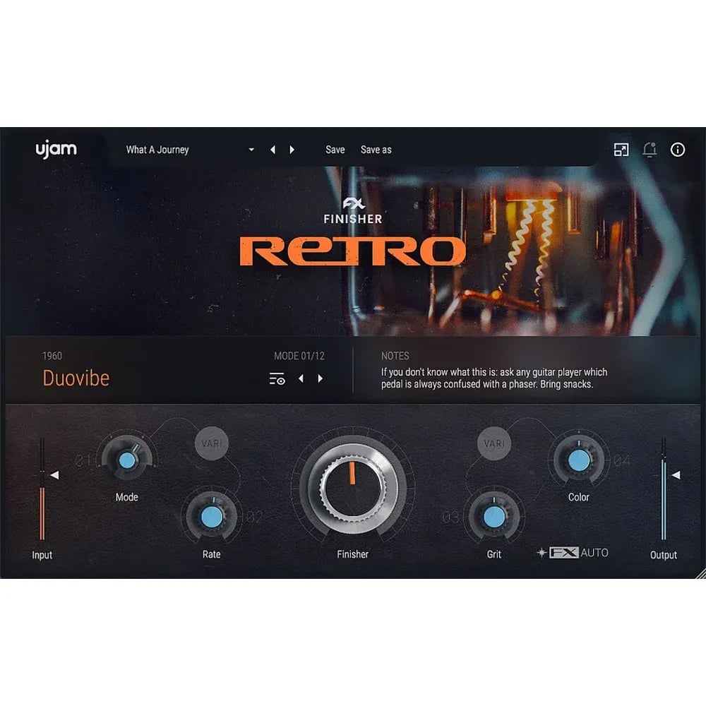 UJAM Finisher RETRO – Plugin de Mezcla y Masterización para Producción Musical (Descarga Digital) - Variante en LEMM DJ Store