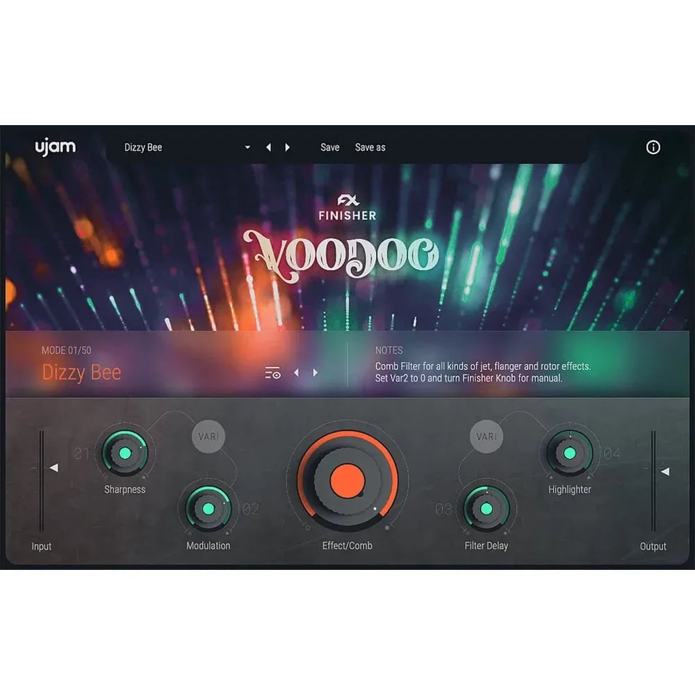 UJAM Finisher VOODOO – Plug-in de Efectos Creativos para Guitarra (Descarga Digital) - Variante en LEMM DJ Store