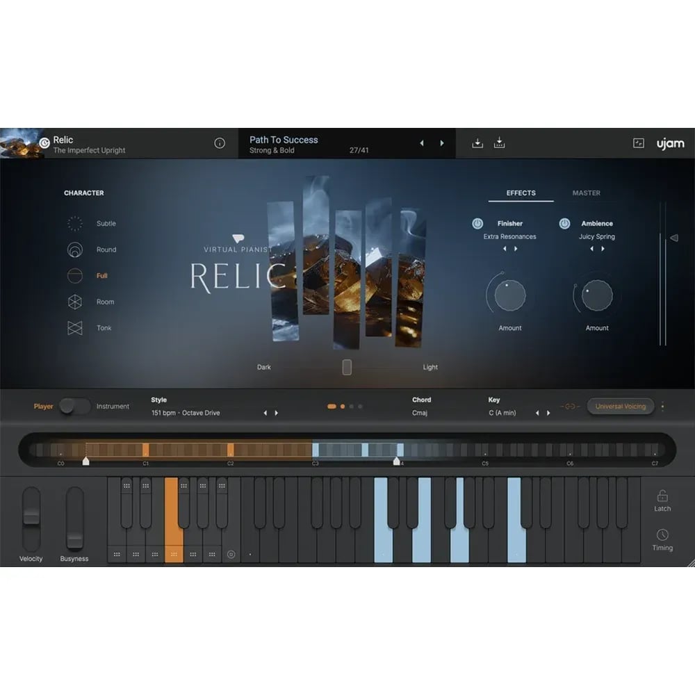 UJAM Virtual Pianist RELIC – Instrumento Virtual Piano Upright (Descarga Digital) - Variante en LEMM DJ Store
