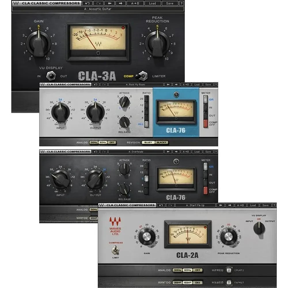 Waves CLA Classic Compressors – Bundle de Plug-ins de Compresión (Descarga Digital) - Variante en LEMM DJ Store