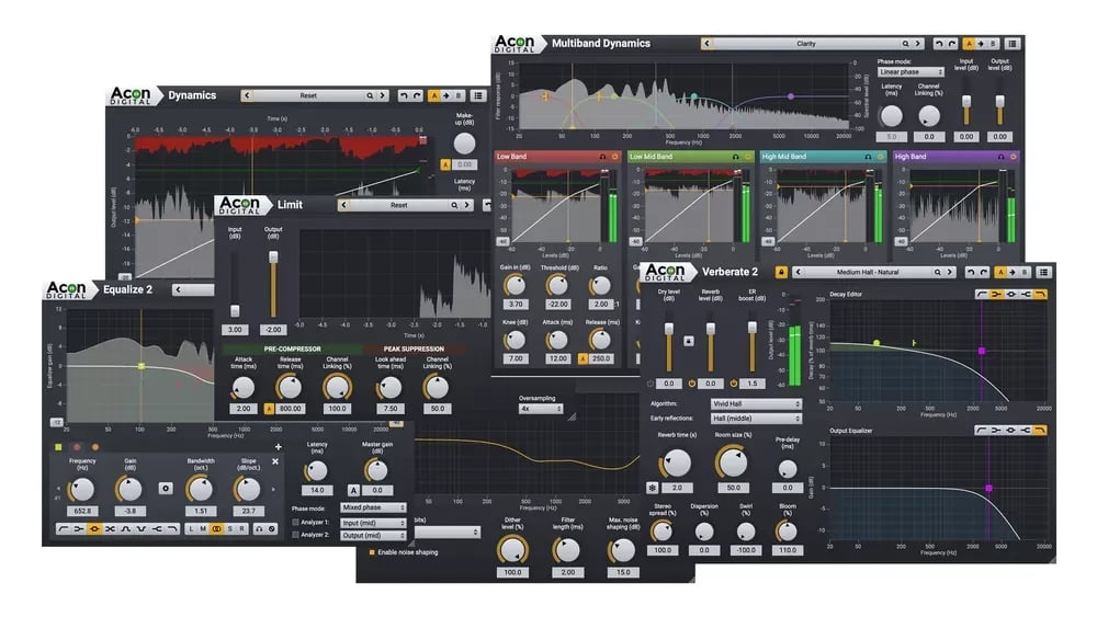 Acon Digital Mix & Mastering Suite – Seis Plugins para Mezclar y Masterizar (Descarga Digital) - Variante en LEMM DJ Store