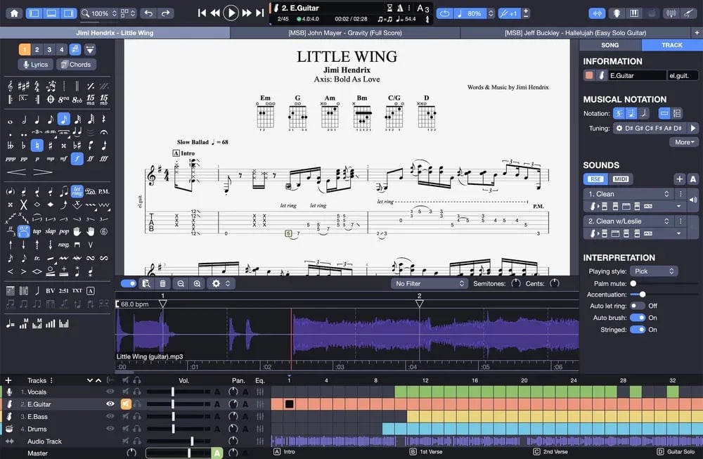 Arobas Music Guitar Pro 8 – Editor de Partituras y Tablaturas (Descarga Digital) - Variante en LEMM DJ Store