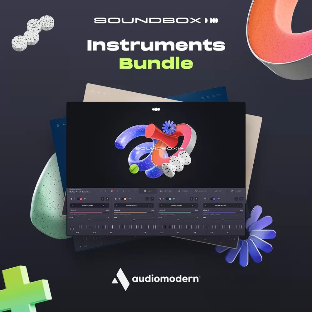 Audiomodern Soundbox Instruments Bundle – Bundle de Instrumentos Virtuales (Descarga Digital) - Variante en LEMM DJ Store