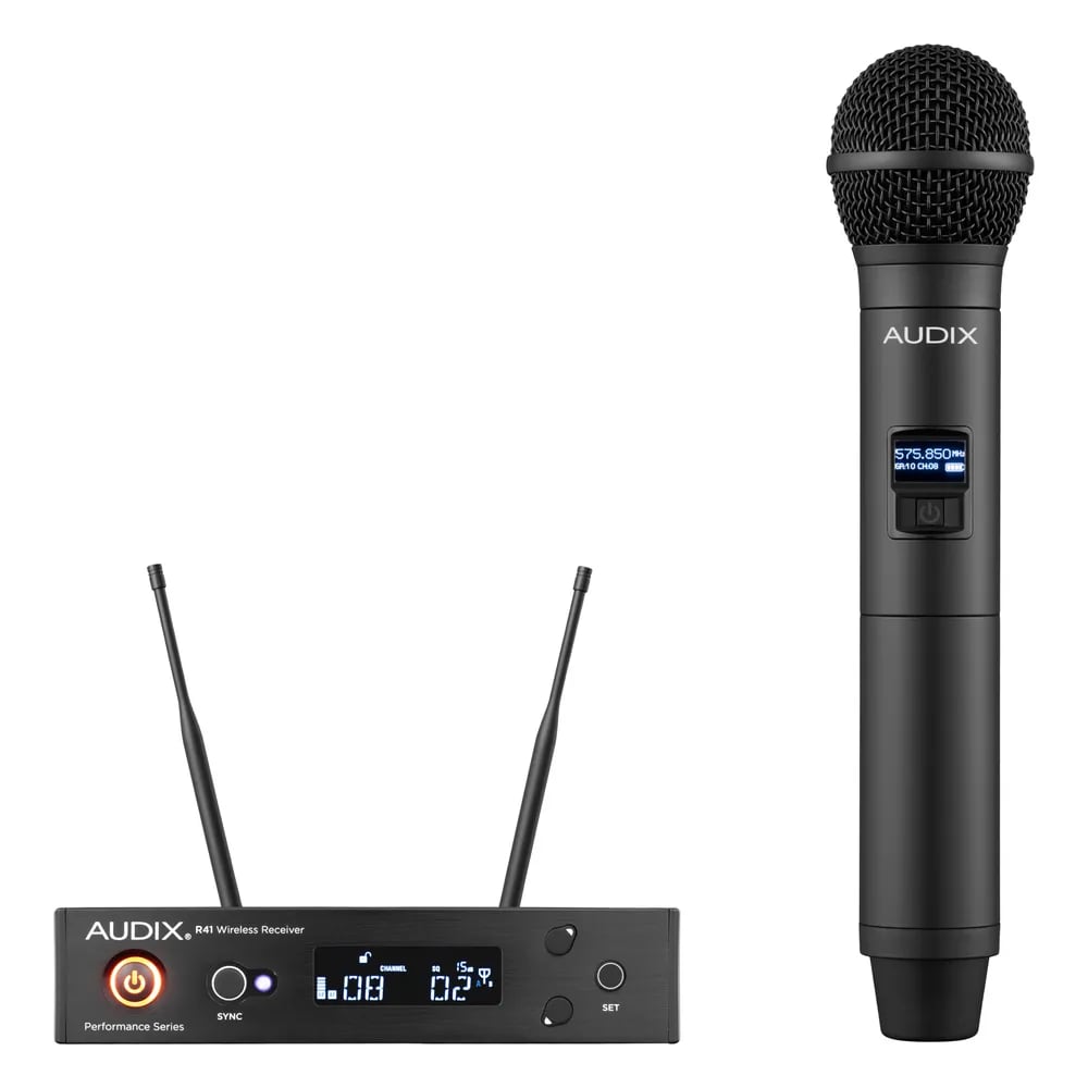 Audix AP41 OM2 – Sistema de Micrófono Inalámbrico UHF de Mano, Banda B (554–586 MHz) - Variante en LEMM DJ Store