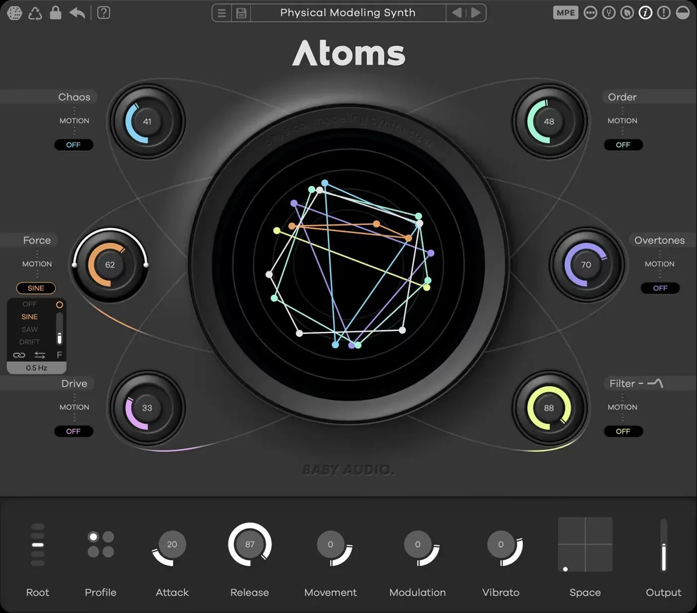 Baby Audio Atoms – Sintetizador de Modelado Físico (Descarga Digital) - Variante en LEMM DJ Store