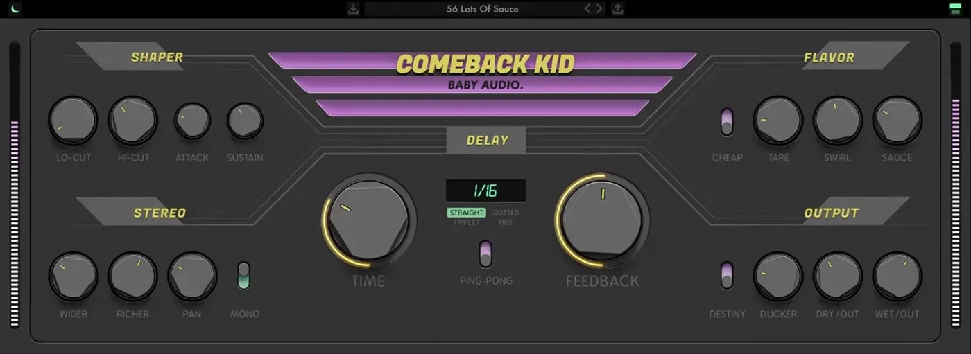 Baby Audio Comeback Kid – Delay con Sabor Analógico (Descarga Digital) - Variante en LEMM DJ Store