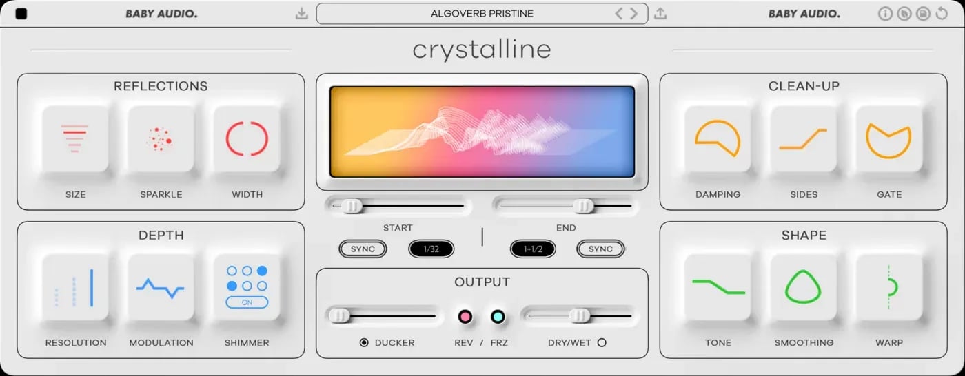 Baby Audio Crystalline – Reverb Algorítmica Moderna de Estudio (Descarga Digital) - Variante en LEMM DJ Store