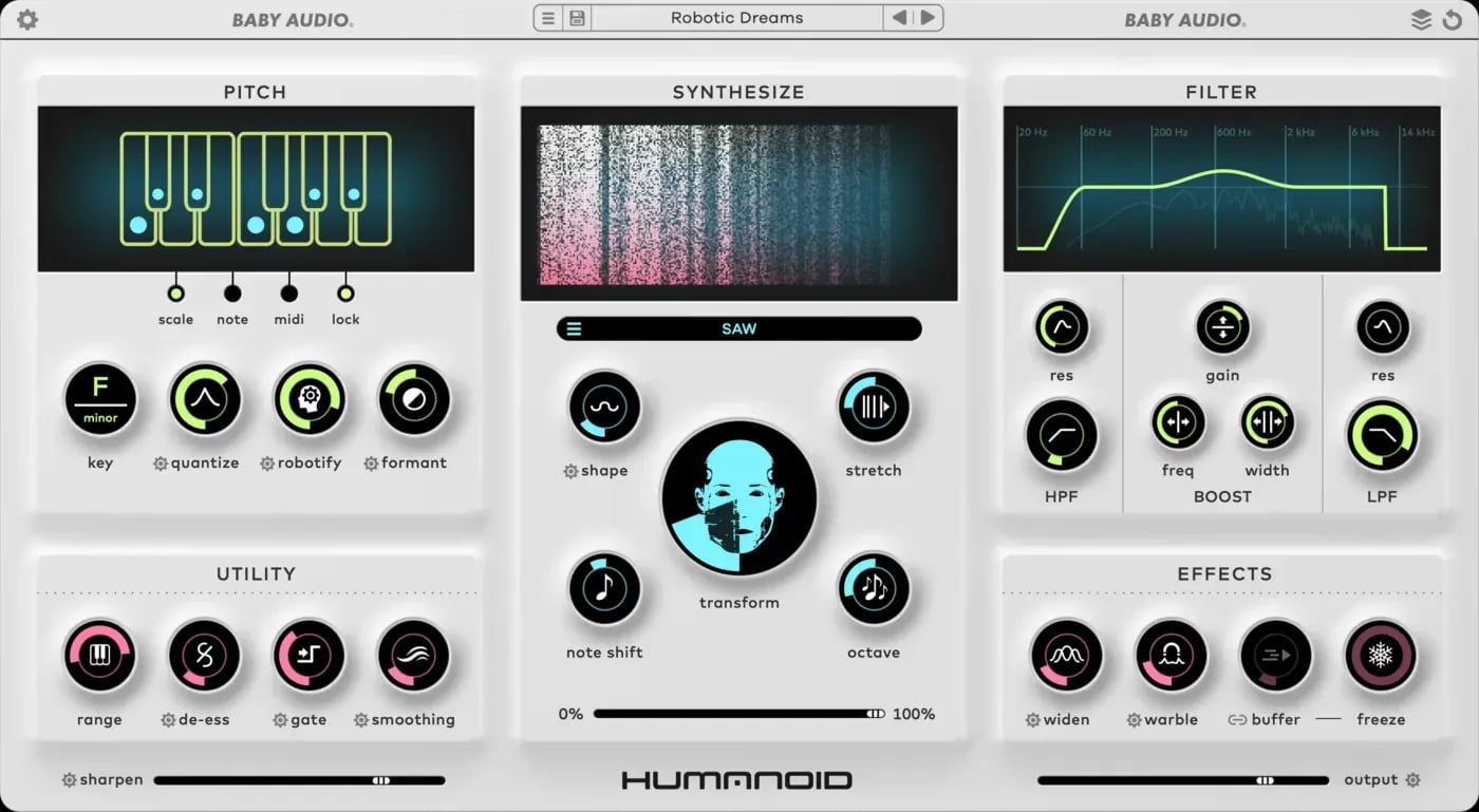 Baby Audio Humanoid – Transformador de Voz y Afinador Extremo (Descarga Digital) - Variante en LEMM DJ Store