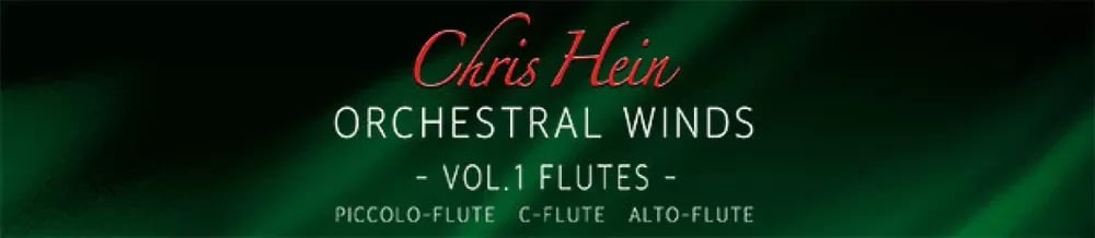 Best Service Chris Hein Winds Vol. 1 Flutes – cuatro flautas orquestales de sonido detallado (Descarga Digital) - Variante en