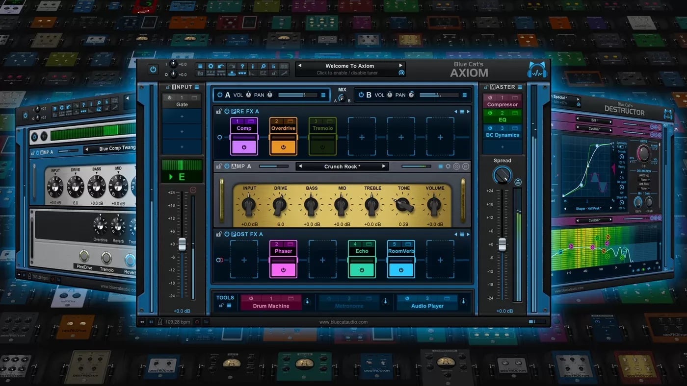 Blue Cat Audio Axiom V2 – Simulación de Amplis y Multiefectos para Guitarra (Descarga Digital) - Variante en LEMM DJ Store