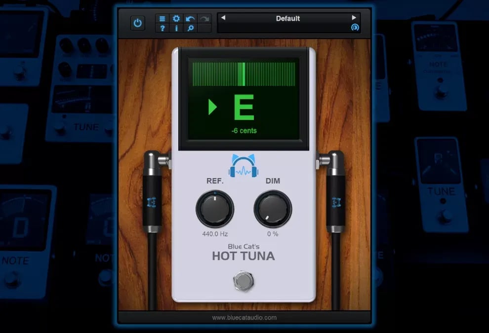 Blue Cat Audio Hot Tuna – Afinador Cromático de Alta Precisión (Descarga Digital) - Variante en LEMM DJ Store