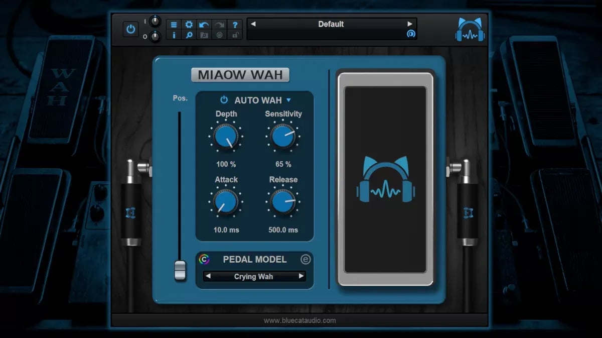Blue Cat Audio Miaow Wah – Pedal Wah Virtual Aumentado (Descarga Digital) - Variante en LEMM DJ Store