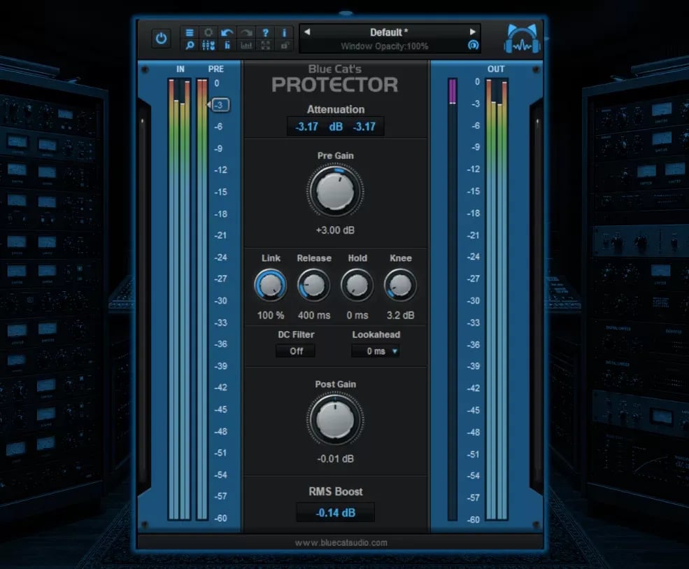 Blue Cat Audio Protector – Limitador Brickwall de 0 dB para Master (Descarga Digital) - Variante en LEMM DJ Store