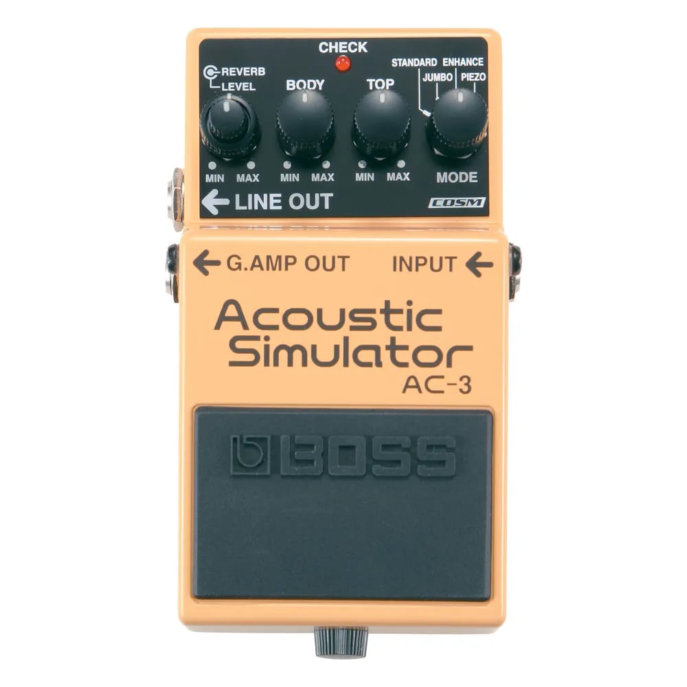 BOSS AC-3 Acoustic Simulator – Pedal Simulador de Guitarra Acústica con Reverb - Variante en LEMM DJ Store