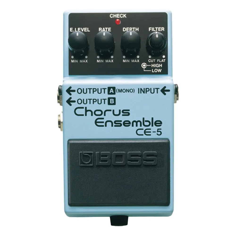 BOSS CE-5 Chorus Ensemble – Pedal de Chorus Estéreo para Guitarra con Filtros de Graves y Agudos - Variante en LEMM DJ Store