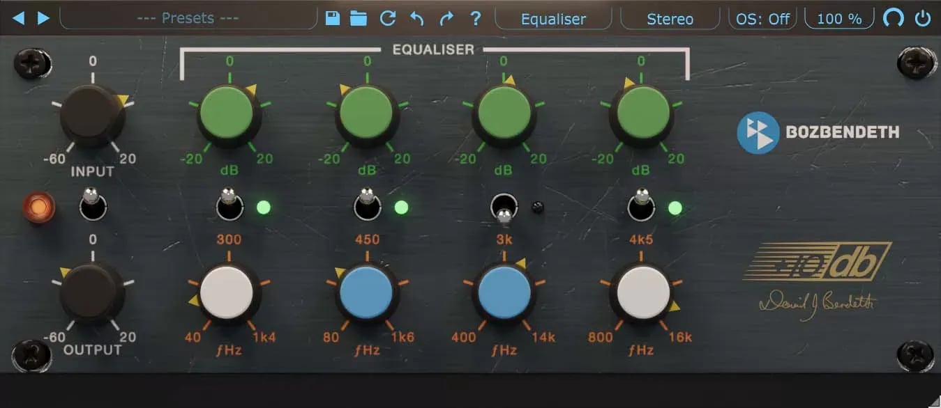 BOZ Digital Labs +10dB Equaliser 2 – Ecualizador Paralelo Modelado de Channel Strip (Descarga Digital) - Variante en LEMM DJ 