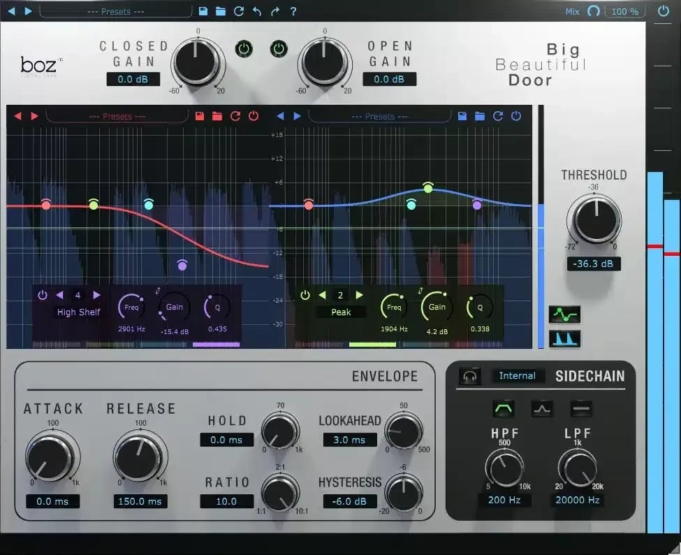 BOZ Digital Labs Big Beautiful Door 2 – Gate Dinámico con EQ por Posición (Descarga Digital) - Variante en LEMM DJ Store