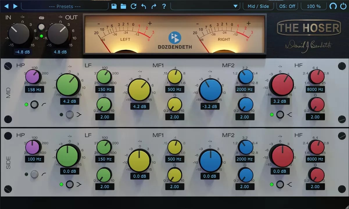 BOZ Digital Labs Hoser XT 2 – Ecualizador de Canal Analógico Modelado (Descarga Digital) - Variante en LEMM DJ Store