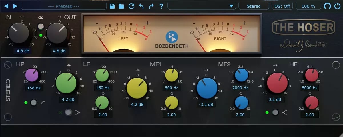 BOZ Digital Labs The Hoser 2 – Ecualizador de Canal Analógico Compacto (Descarga Digital) - Variante en LEMM DJ Store