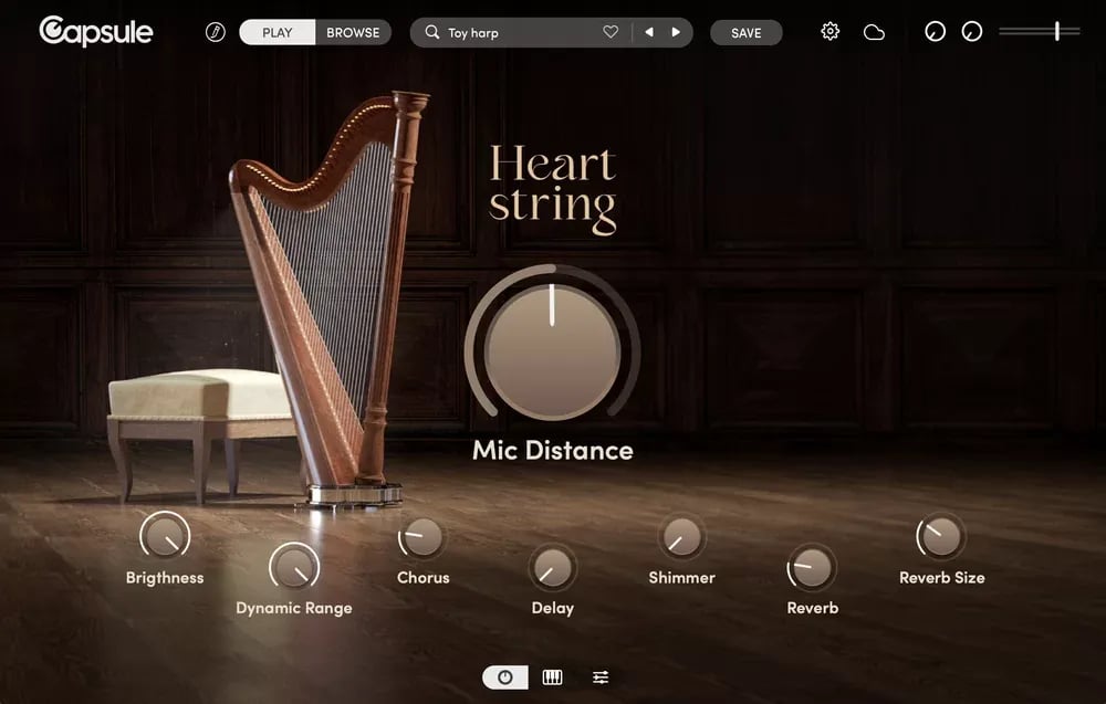 Capsule Audio Heart String – Arpa Virtual (Descarga Digital) - Variante en LEMM DJ Store