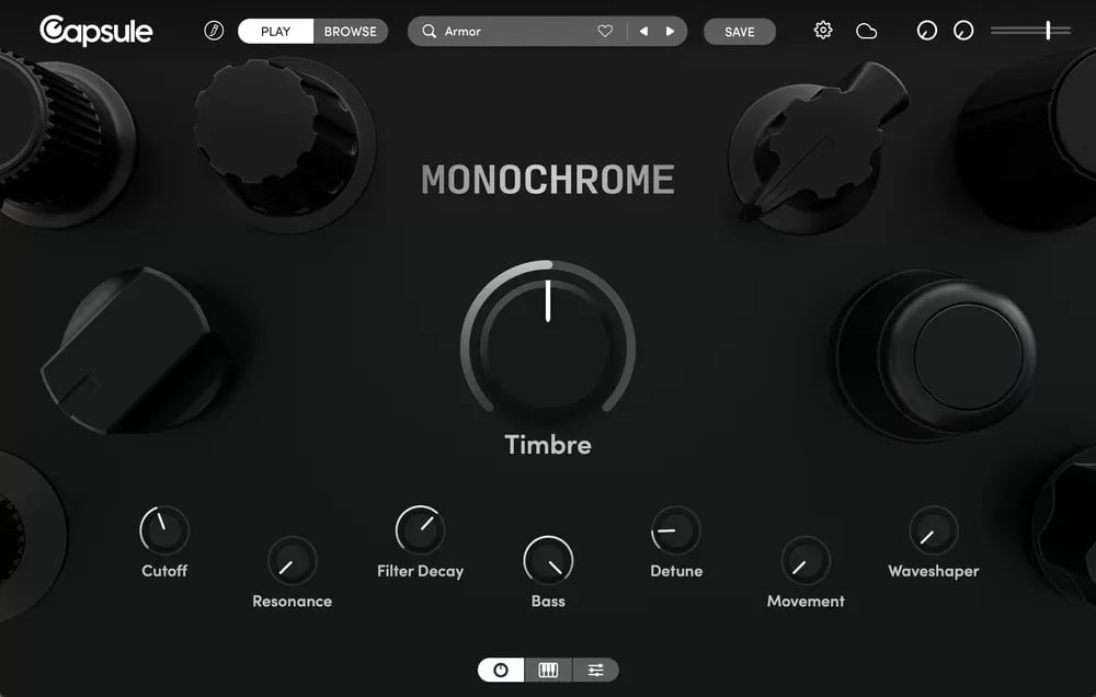Capsule Audio Monochrome – Sintetizador Virtual Monofónico (Descarga Digital) - Variante en LEMM DJ Store