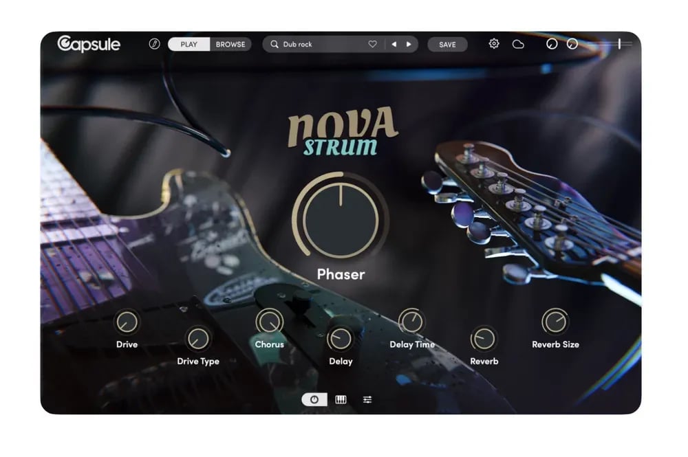 Capsule Audio Nova Strum – Instrumento Virtual de Guitarra (Descarga Digital) - Variante en LEMM DJ Store