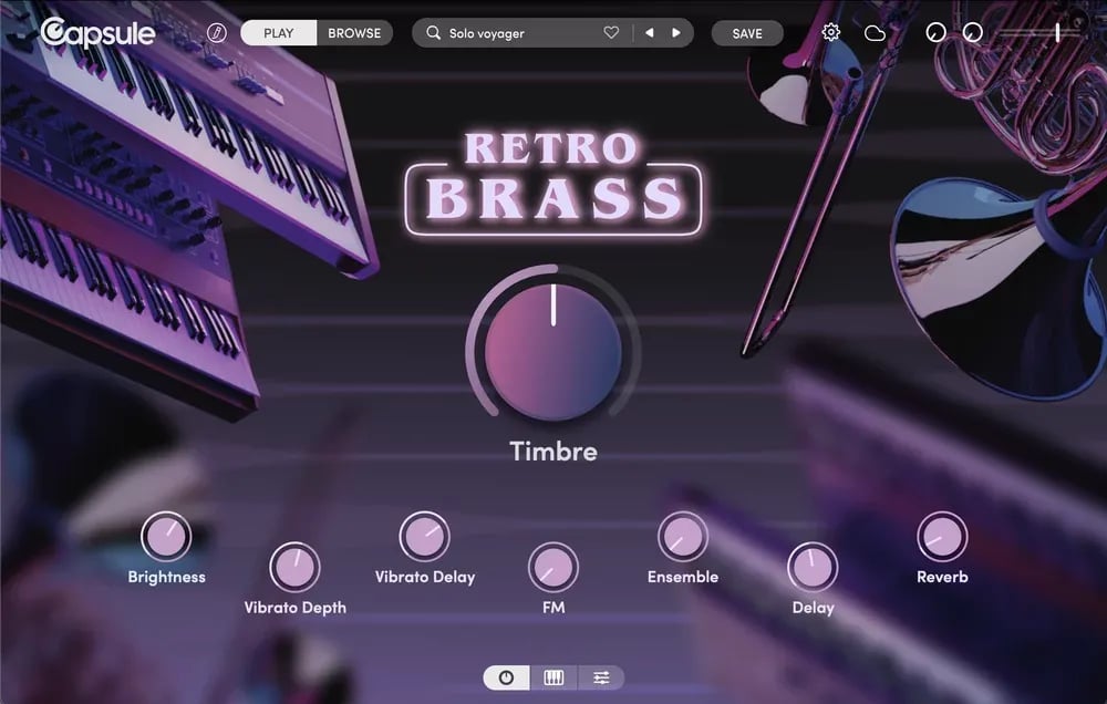 Capsule Audio Retro Brass – Librería de Bronces Sintéticos Retro (Descarga Digital) - Variante en LEMM DJ Store