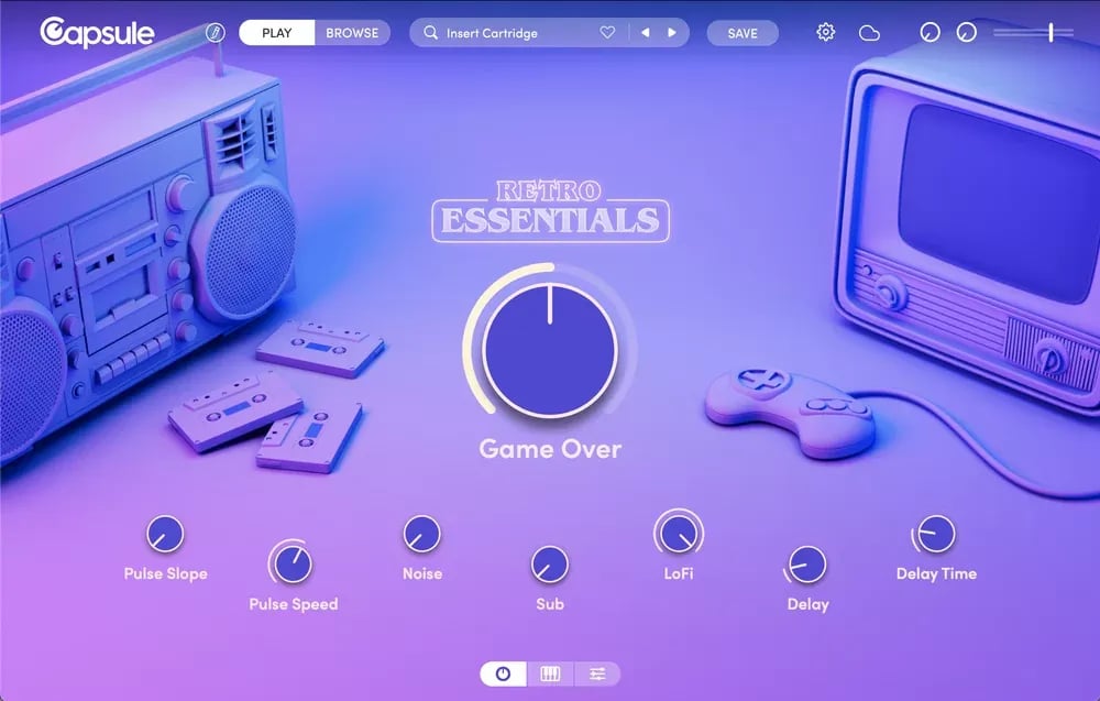 Capsule Audio Retro Essentials – Librería de Sintetizadores Retro de los 80 y 90 (Descarga Digital) - Variante en LEMM DJ Sto