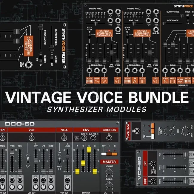 Cherry Audio Vintage Voice Bundle – Bundle de 5 Módulos para Voltage Modular (Descarga Digital) - Variante en LEMM DJ Store