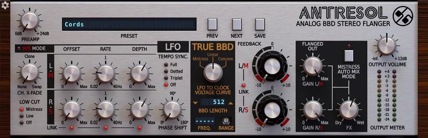 D16 Group Antresol – Plugin Flanger Analógico Clásico (Descarga Digital) - Variante en LEMM DJ Store