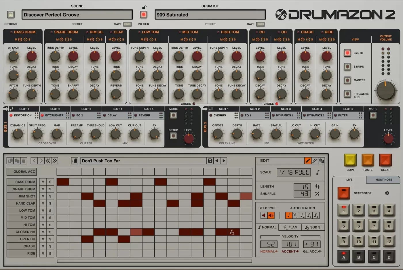D16 Group Drumazon 2 – Caja de Ritmos Virtual TR-909 (Descarga Digital) - Variante en LEMM DJ Store