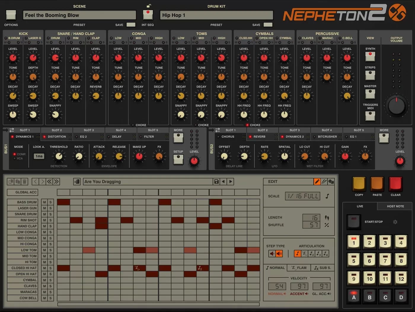 D16 Group Nepheton 2 – Caja de Ritmos Virtual TR-808 (Descarga Digital) - Variante en LEMM DJ Store