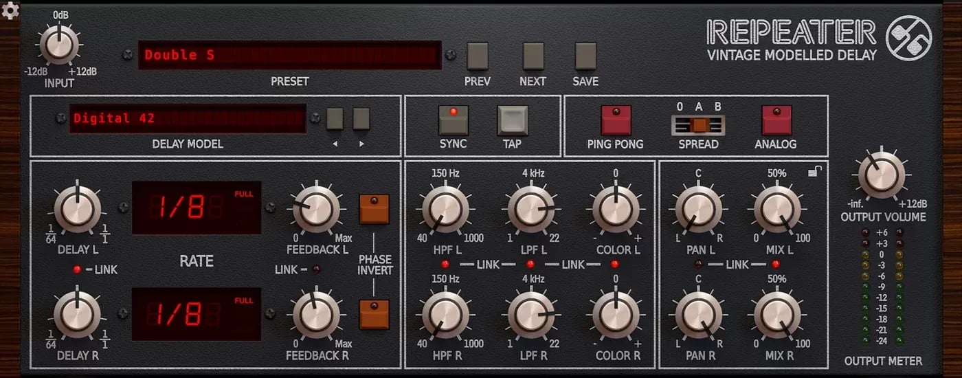 D16 Group Repeater – Plugin de Delay Dual con 23 Unidades (Descarga Digital) - Variante en LEMM DJ Store
