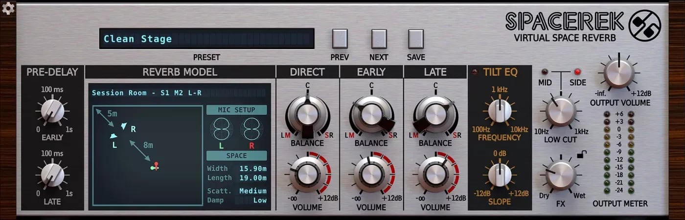 D16 Group Spacerek – Plugin de Reverb de Espacios Virtuales (Descarga Digital) - Variante en LEMM DJ Store