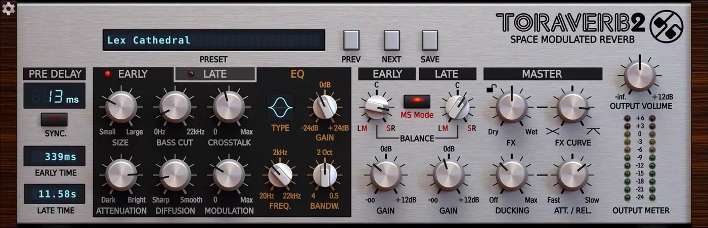 D16 Group Toraverb 2 – Plugin de Reverb Algorítmico Conceptual (Descarga Digital) - Variante en LEMM DJ Store