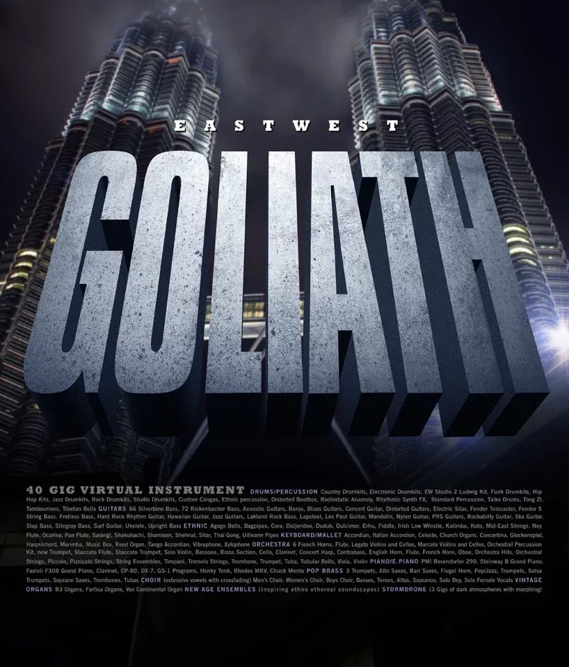 EastWest GOLIATH – Estacion de Produccion Virtual all-in-one (Descarga Digital) - Variante en LEMM DJ Store