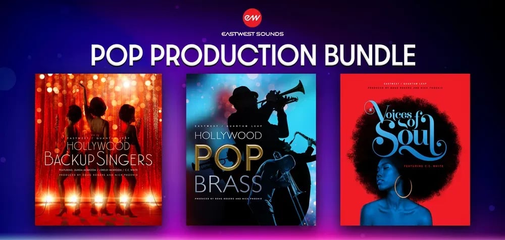 EastWest Pop Production Bundle – Bundle de Instrumentos Virtuales para Producción Pop (Descarga Digital) - Variante en LEMM D