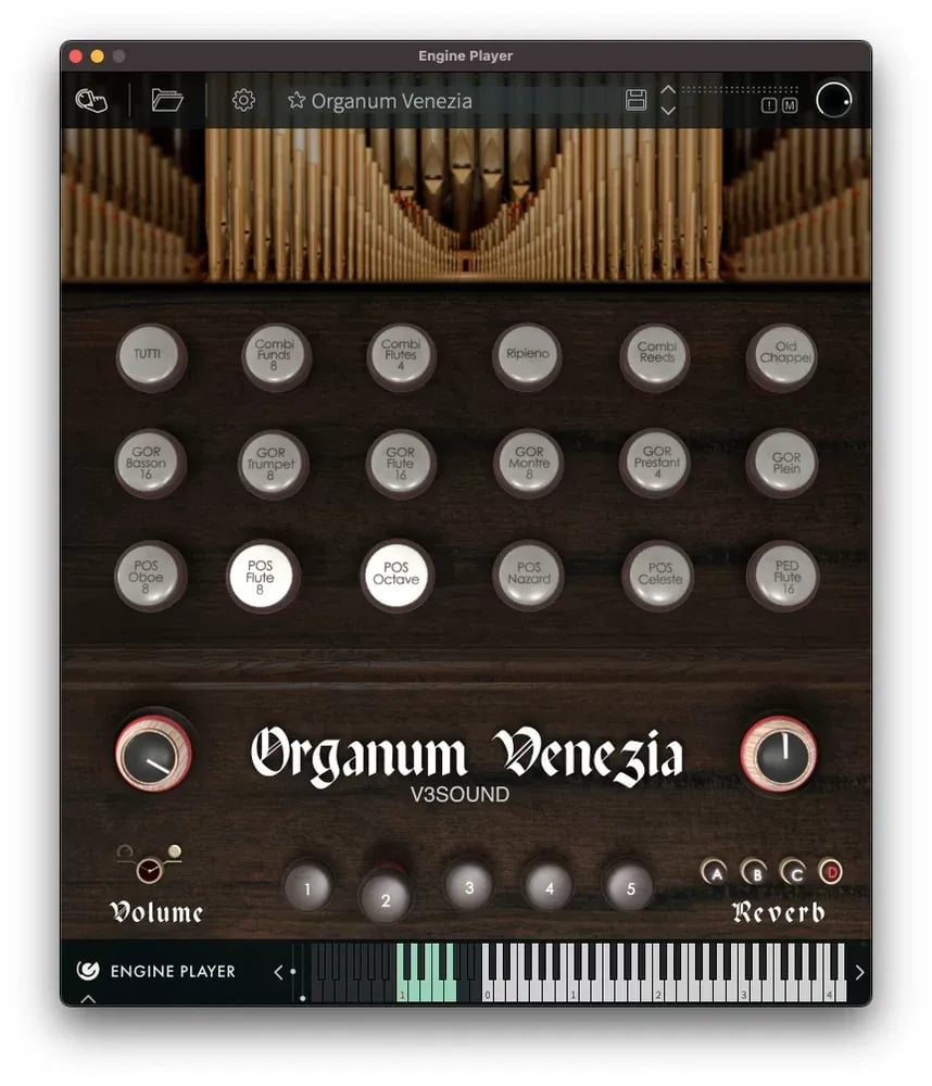 EngineAudio Organum Venezia – organo de iglesia virtual grabado cerca de Venecia (Descarga Digital) - Variante en LEMM DJ Sto